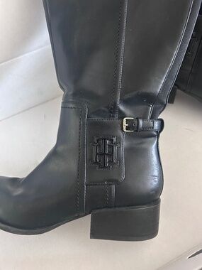 Classic Black Tommy Hilfiger Riding Boots - like new!